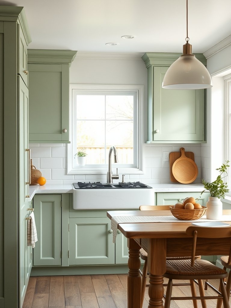 Painting Cabinets In Sage Green