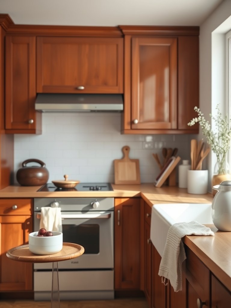 Pair With Crisp White Backsplash