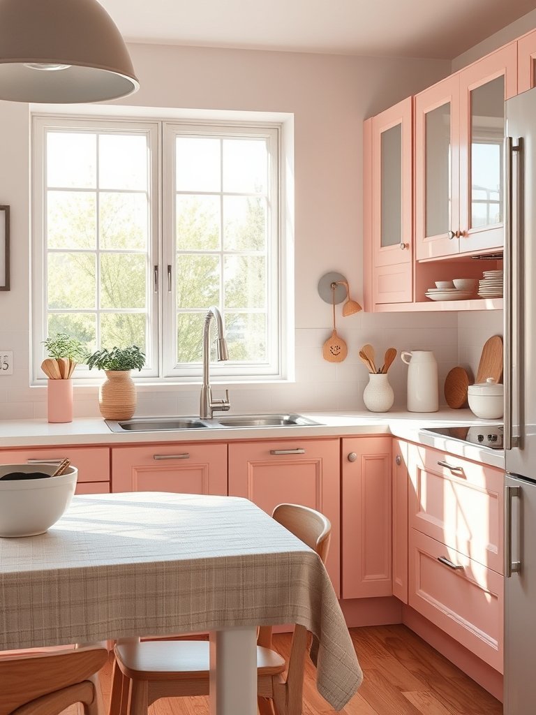 Peachy Pink for Bright Light