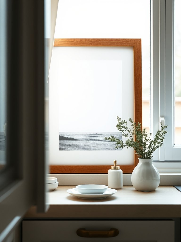 Place Artwork Inside The Frame