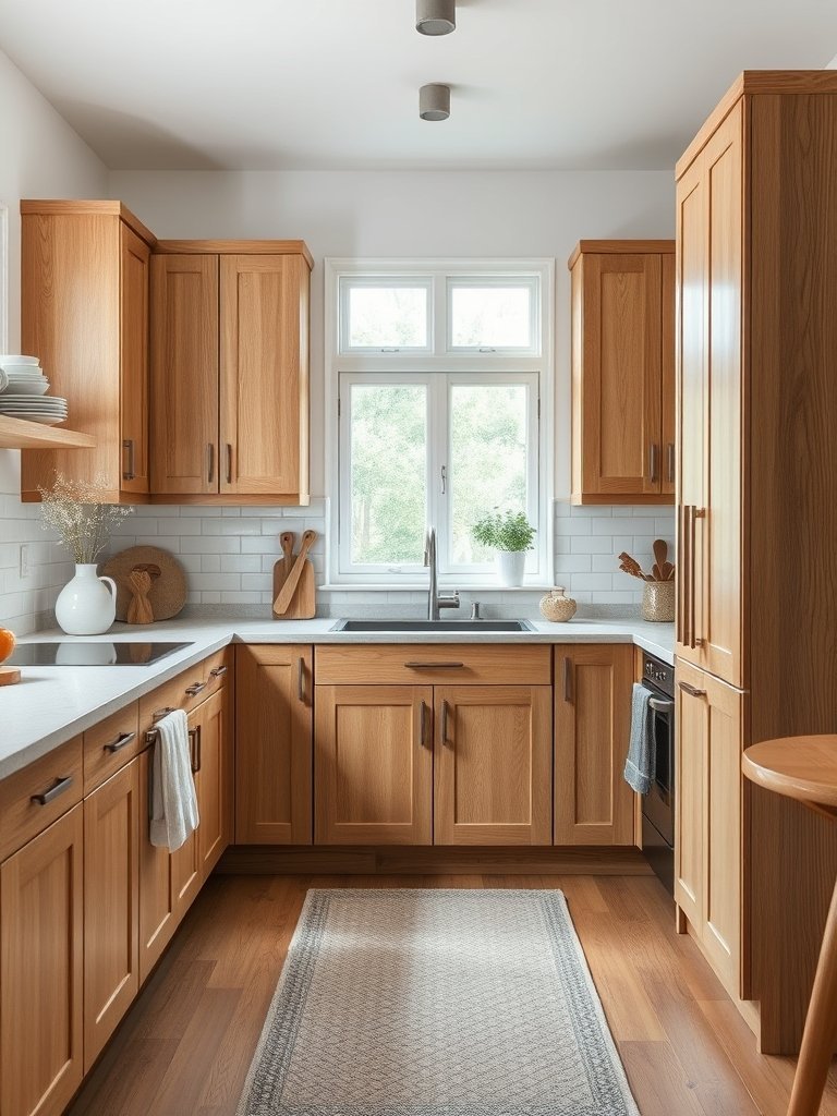 Quarter Sawn Oak Cabinets