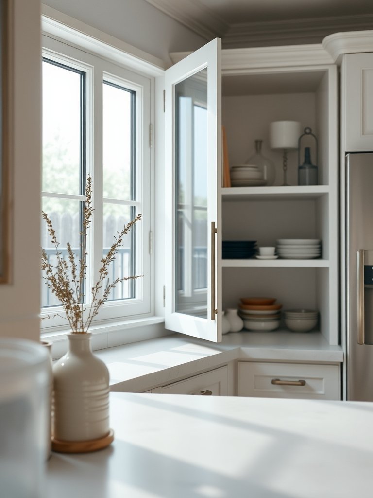 Remove Cabinet Doors for Open Shelving