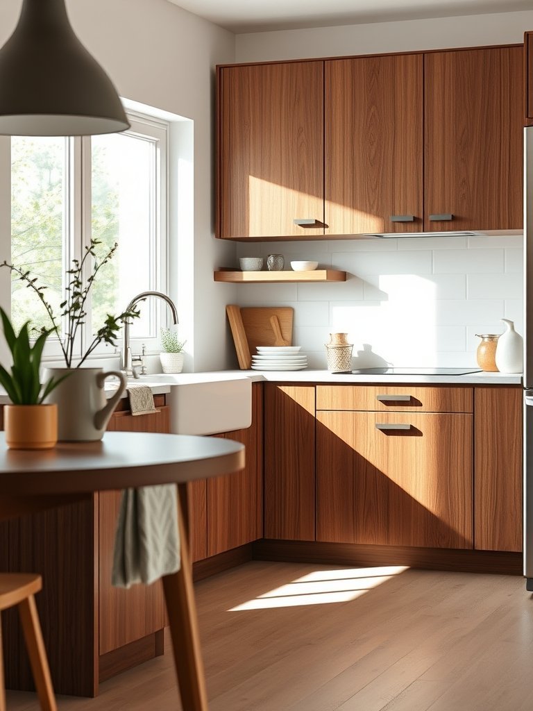 Rich Walnut Wood Finish