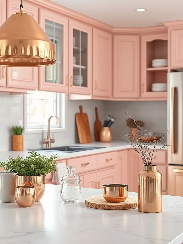 Rose Gold for Metallic Shine