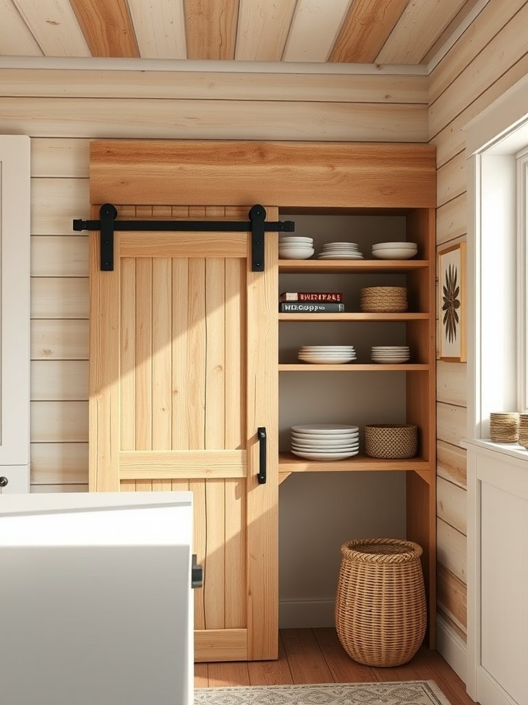 Sliding Barn Door Storage
