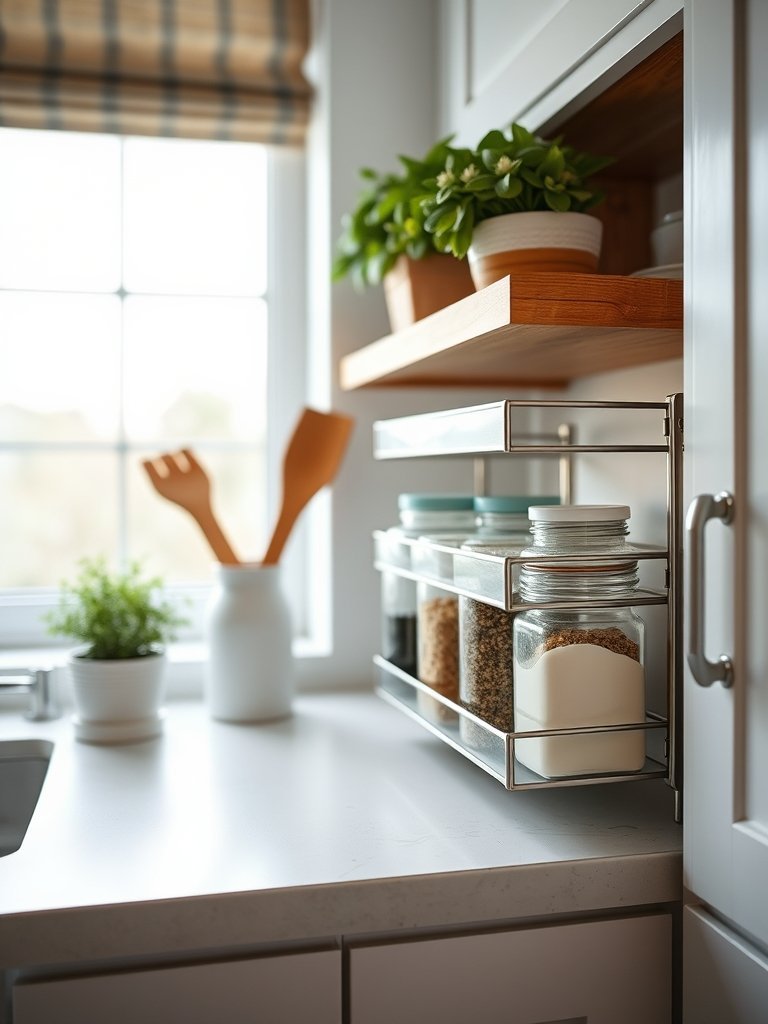 Sliding Spice Racks For Gaps
