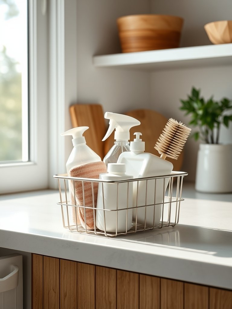 Slim Cleaning Supply Caddy