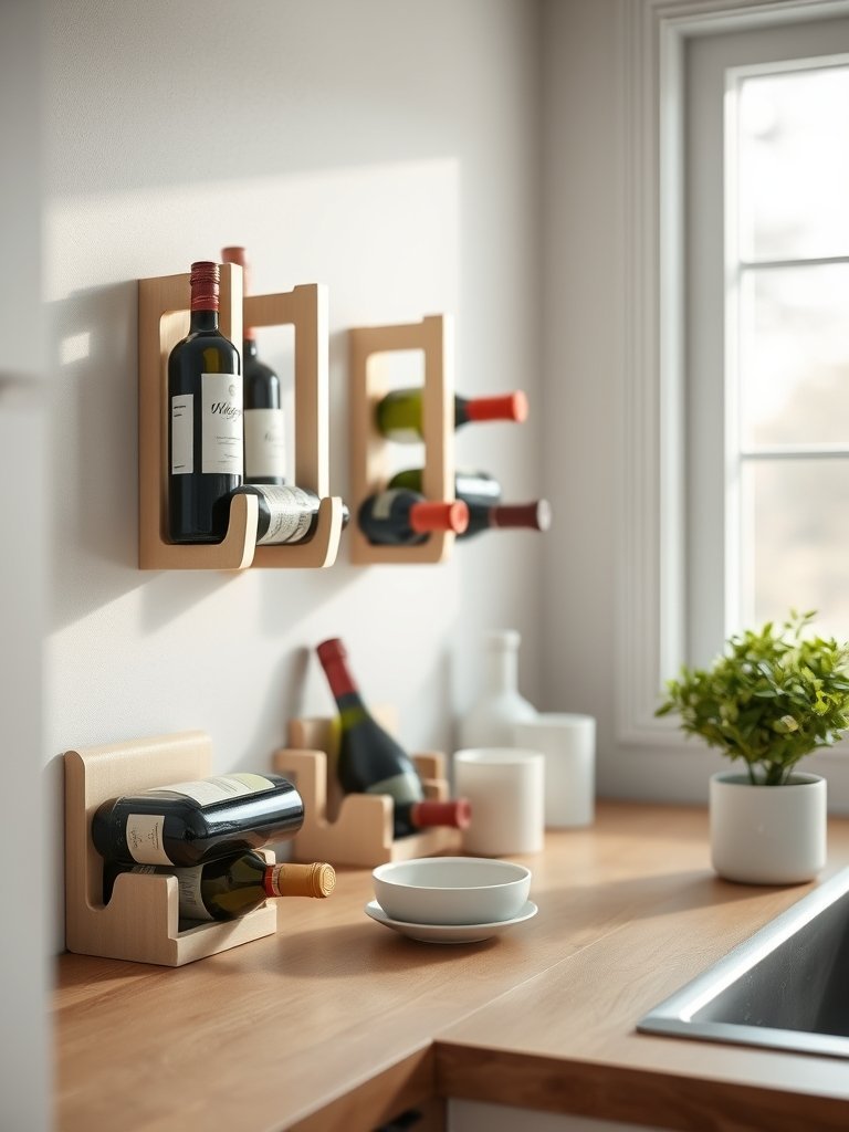 Slim Wine Bottle Racks