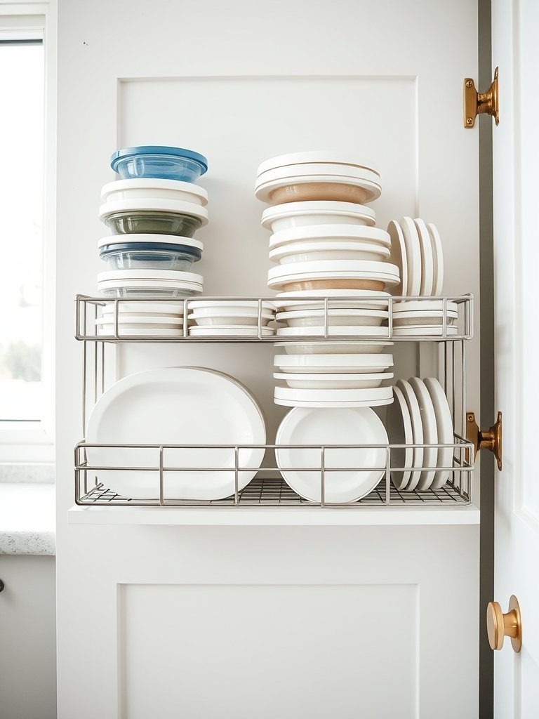 Sort Lids In Door Racks