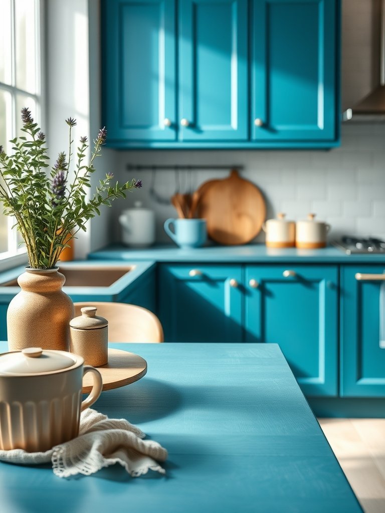 Teal Blue for Bold Impact