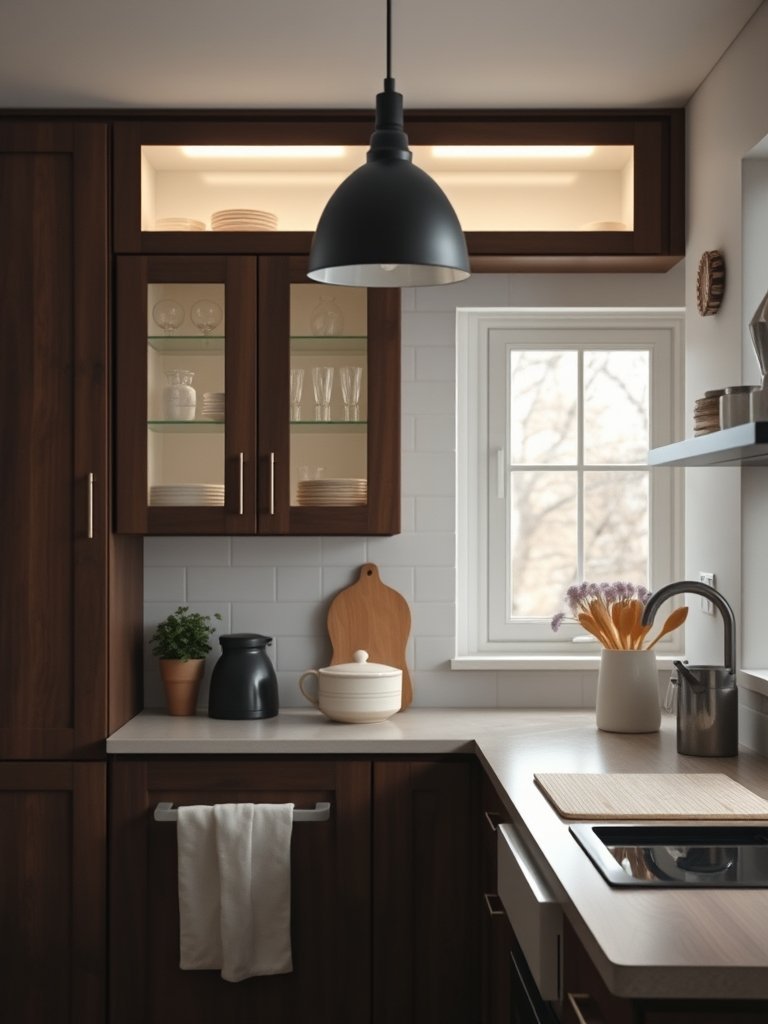 Under Cabinet Lighting Improves Visibility