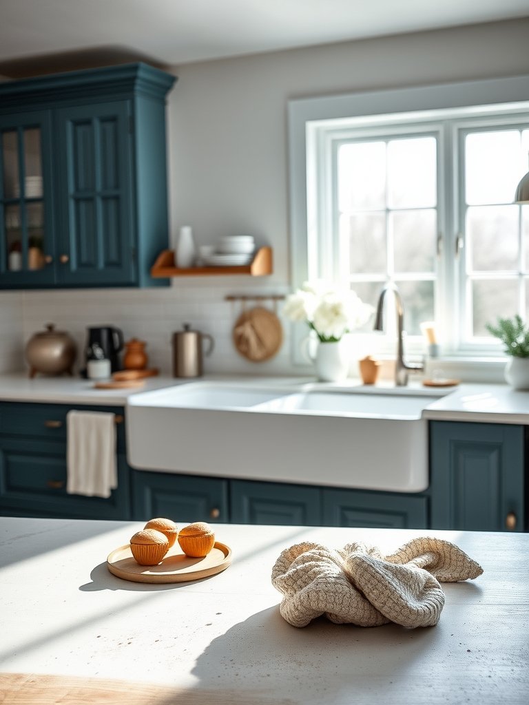 Use A Large Farmhouse Sink