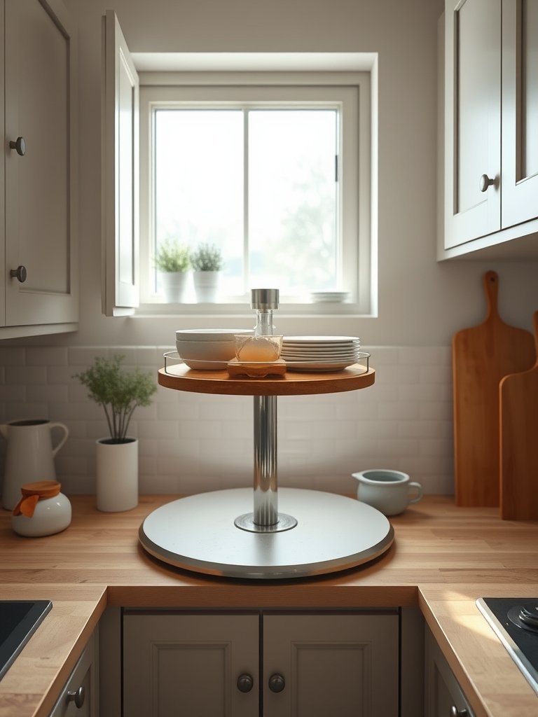 Use a Rotating Lazy Susan