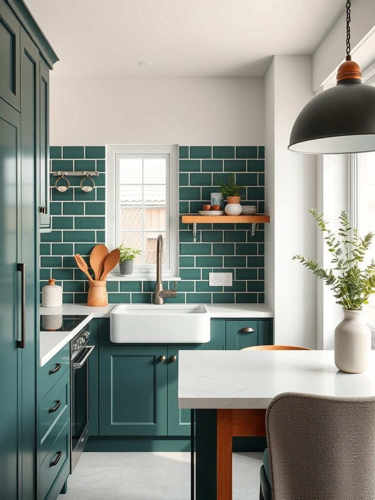 Use Bold Tile Backsplashes