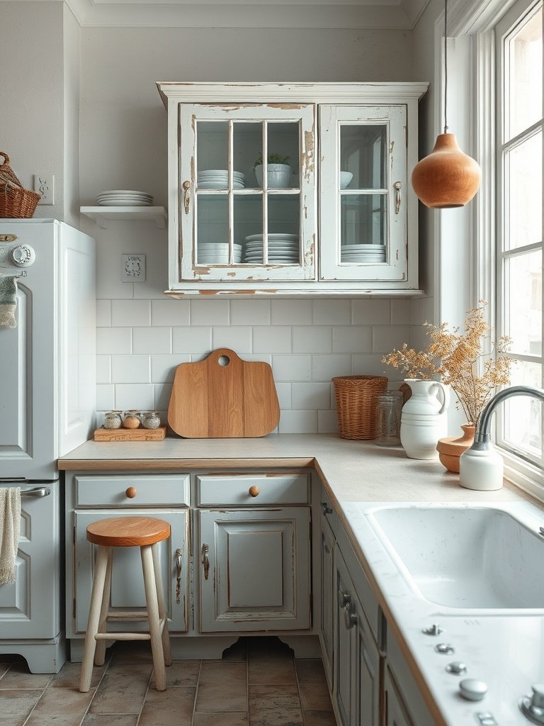 Use Distressed Paint Techniques