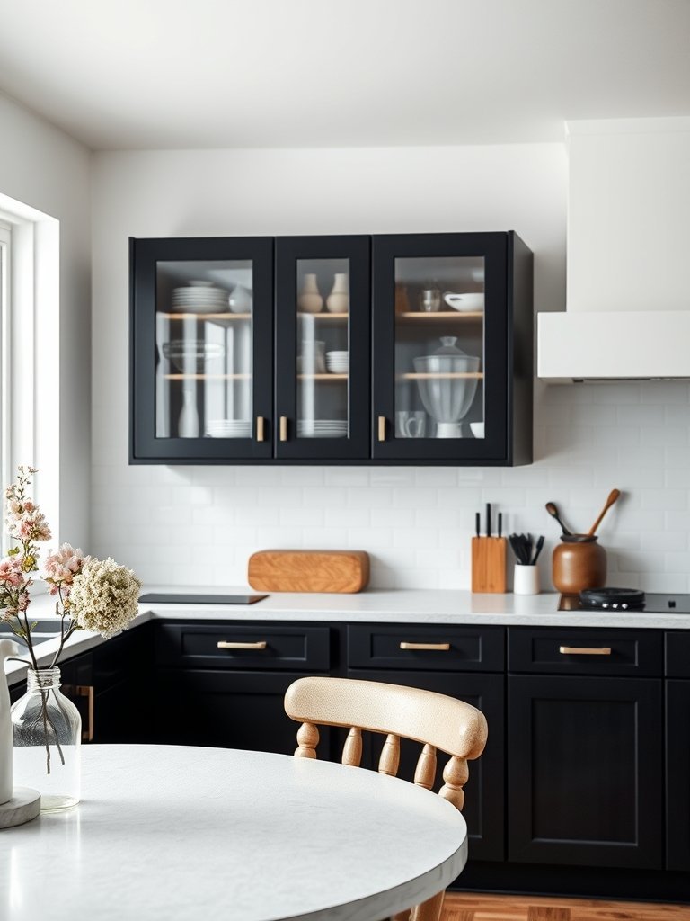 Use Glass Fronts on Cabinets