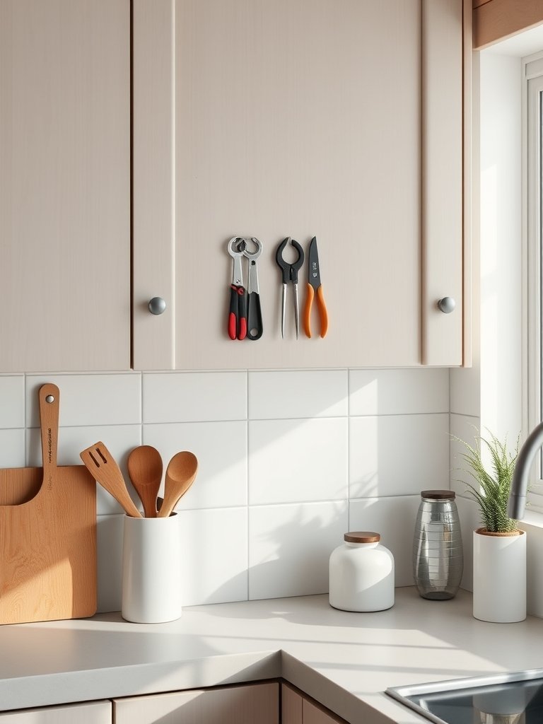 Use Magnetic Strips for Tools