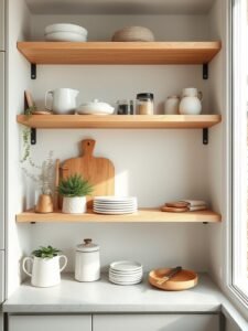 Use Open Shelving for Easy Access