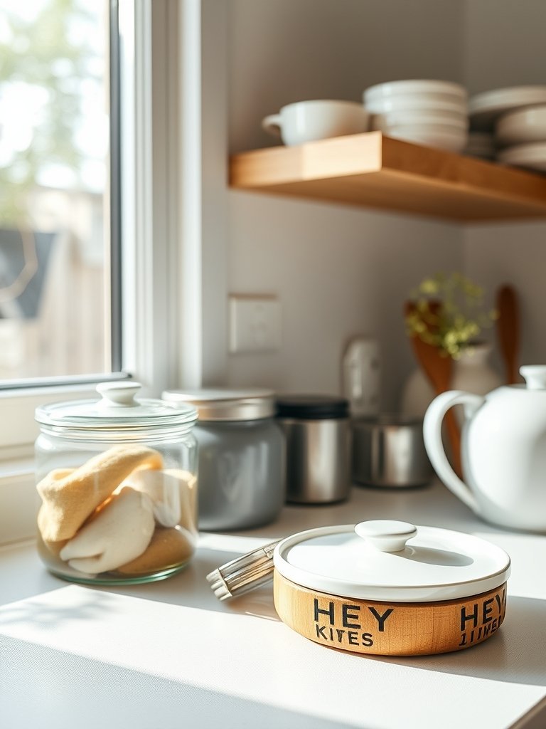Use Tension Rods for Lids