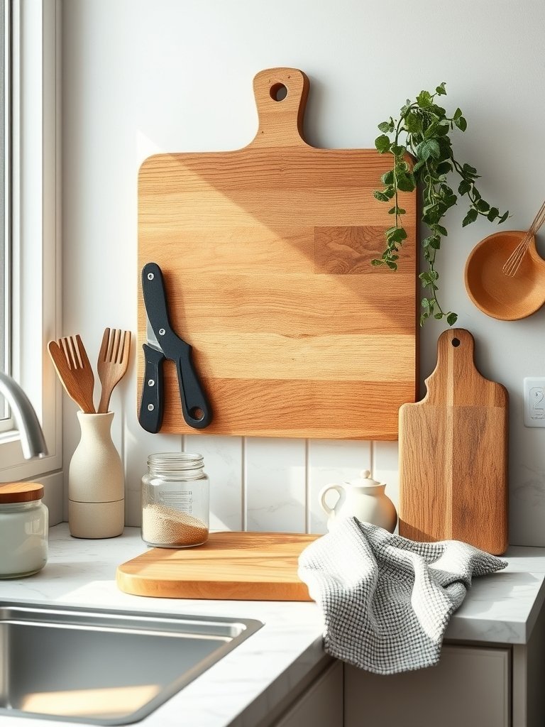Use Wooden Cutting Board Art