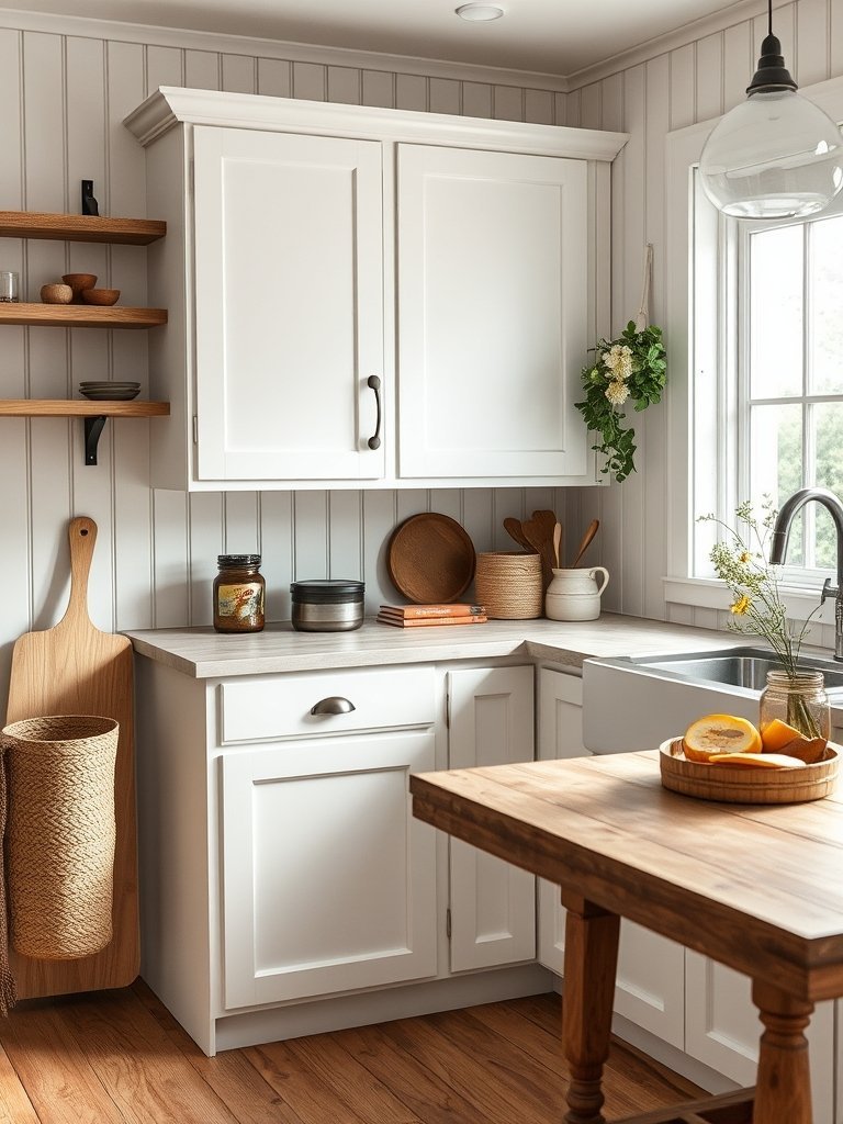 Using Beadboard On Cabinet Backs