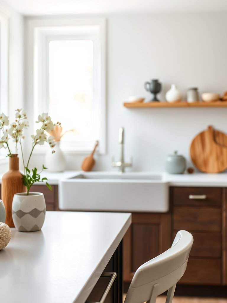 White Backsplash Adds Bright Light