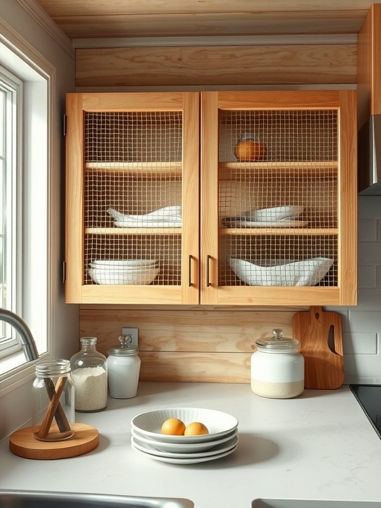 Wire Mesh Cabinet Inserts