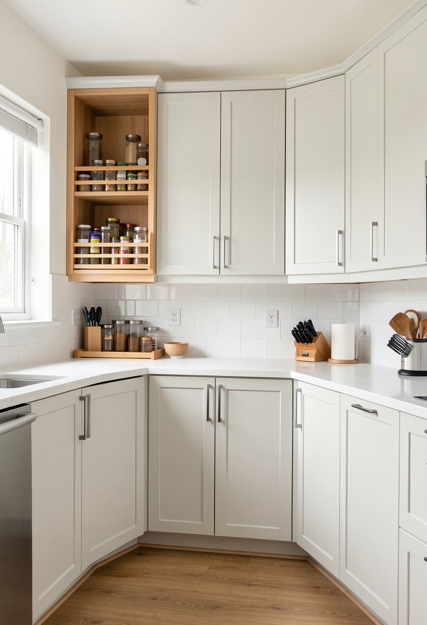 Add a Slide Out Spice Rack