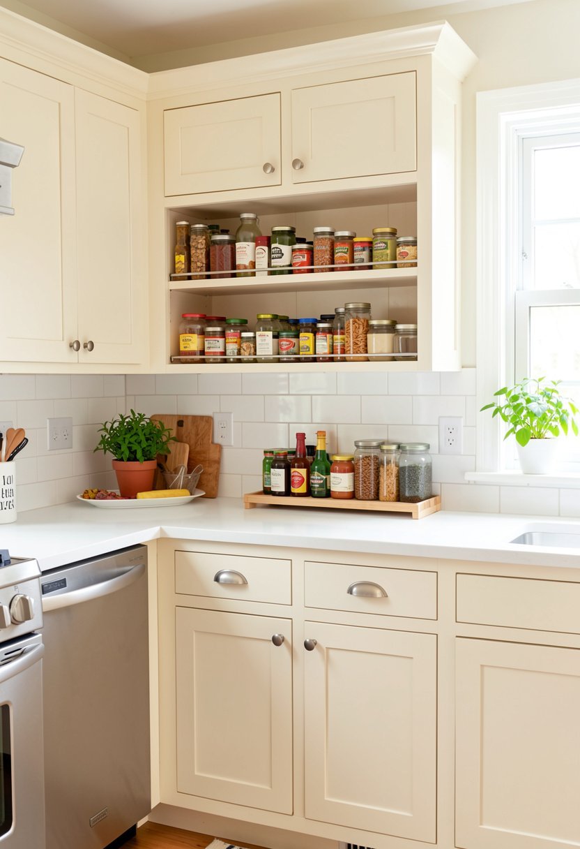 Add a Slim Spice Rack