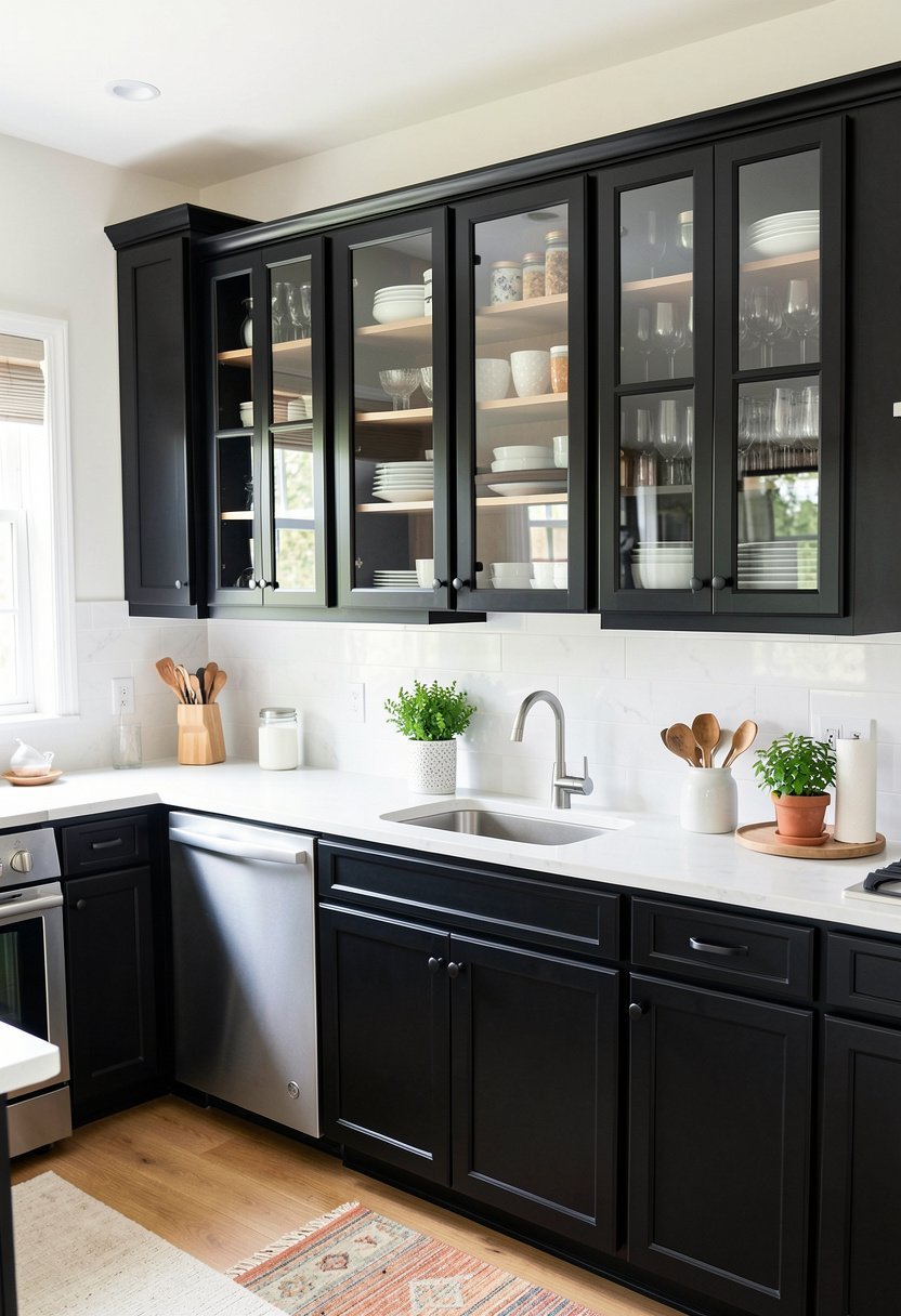 Add Glass Cabinet Fronts Carefully