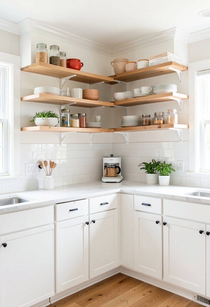 Add Open Shelves for a Fresh Look