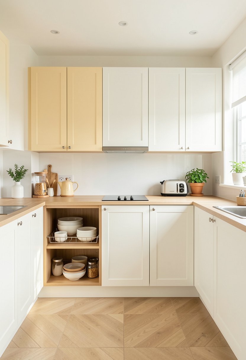 Add Open Shelving Below