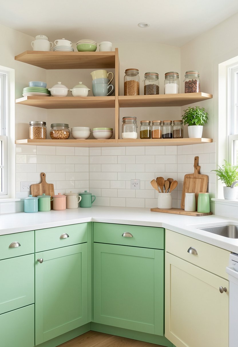 Add Open Shelving Displays