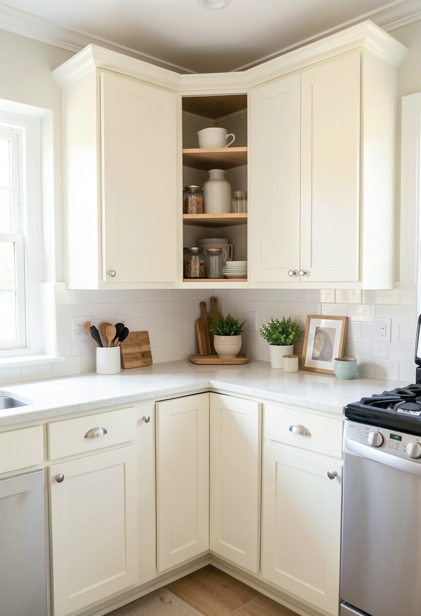Add Open Shelving for a Casual Feel