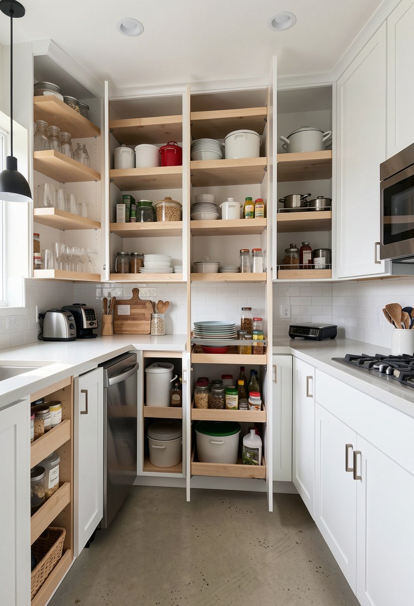 Add Pull Out Shelves Inside