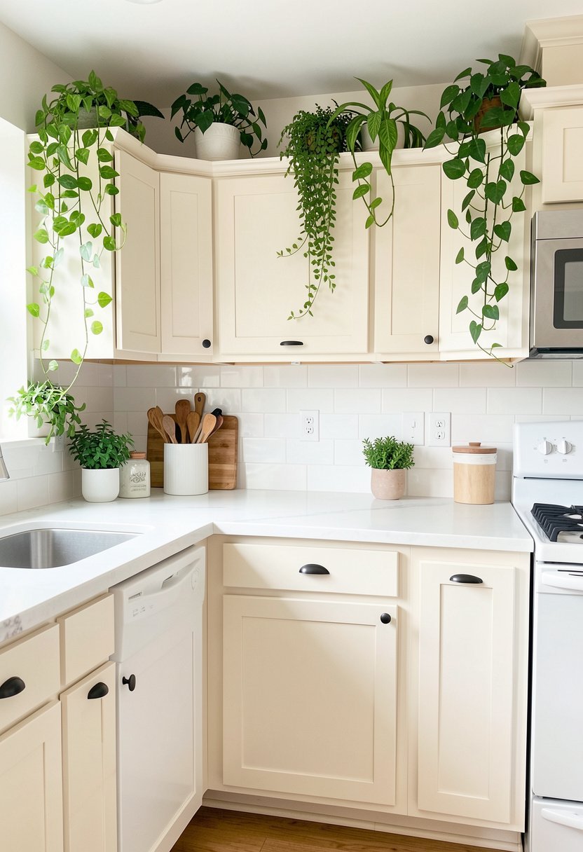 Add Trailing Green Potted Plants