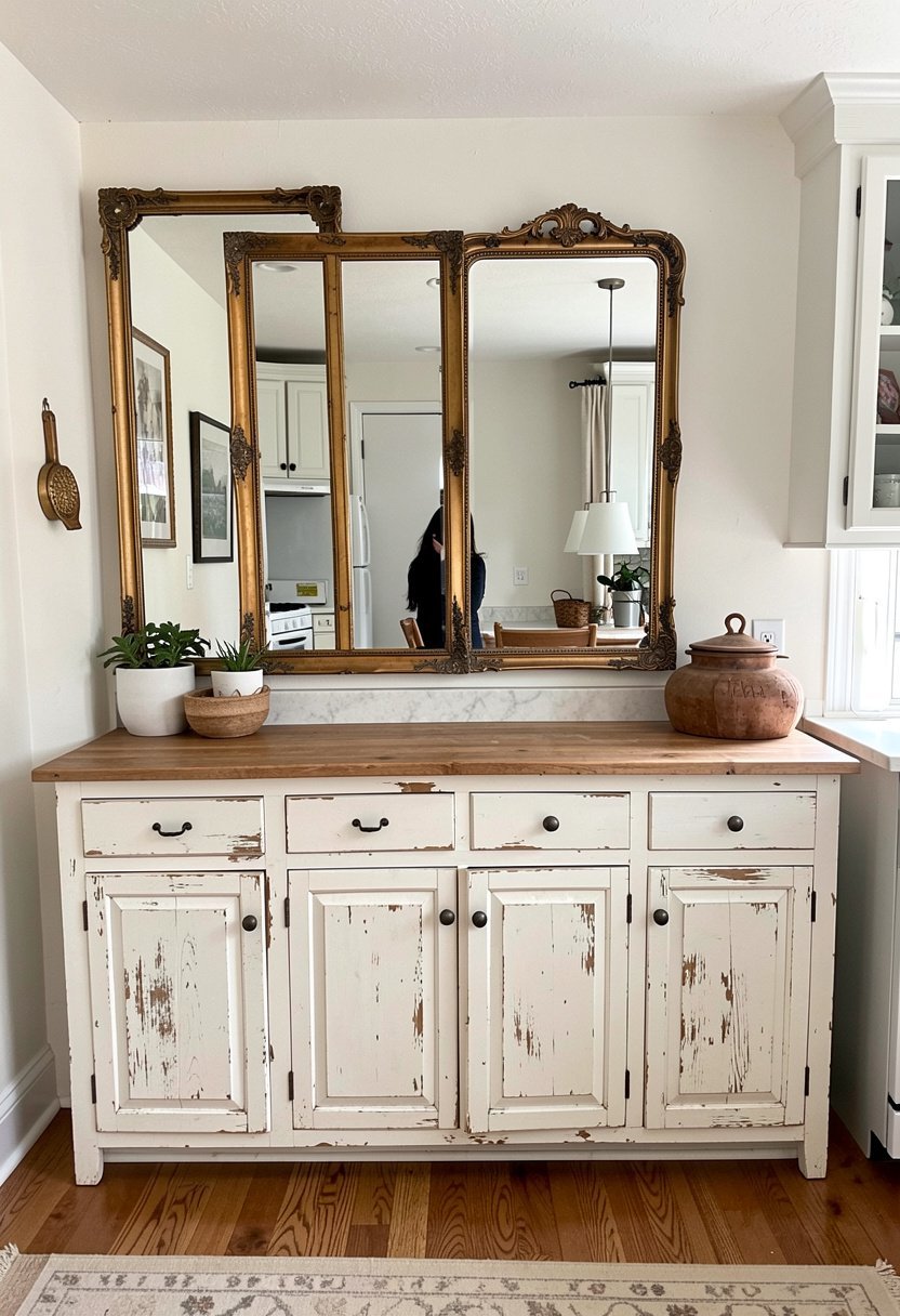 Antique Mirrors for Reflective Depth