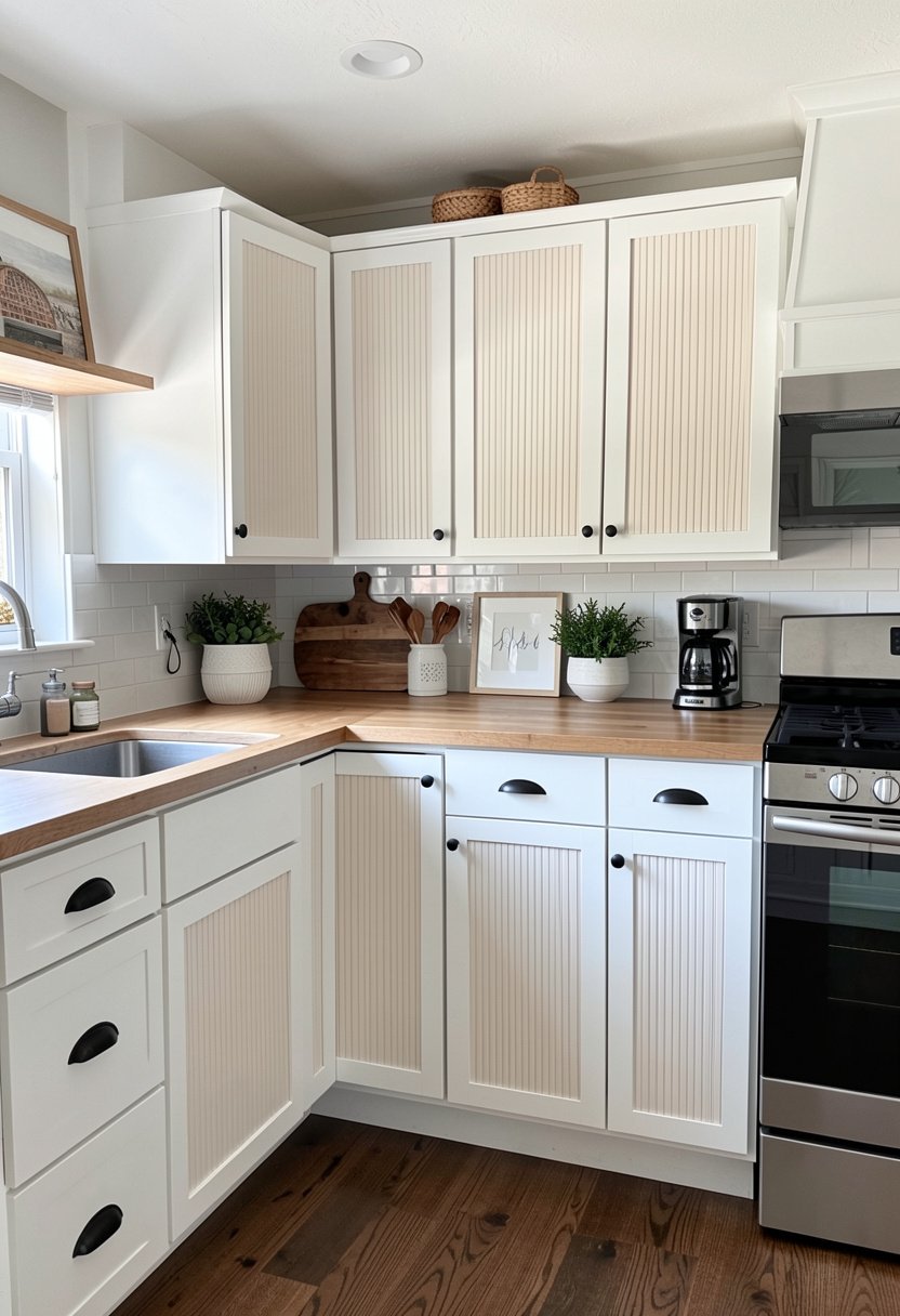 Beadboard Cabinet Inserts