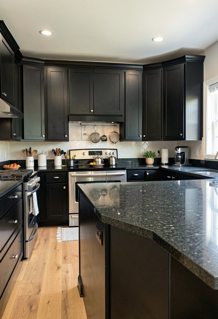 Black Cabinets