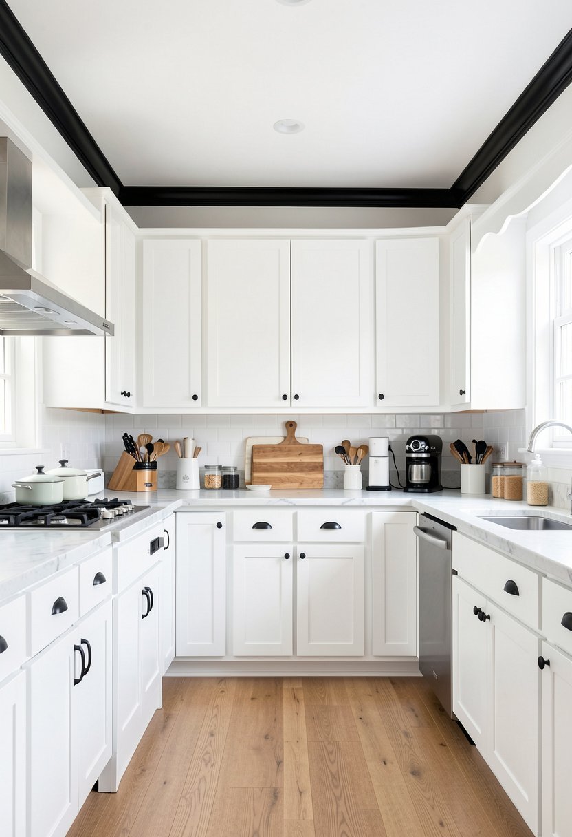 Black Paint for Crown Molding