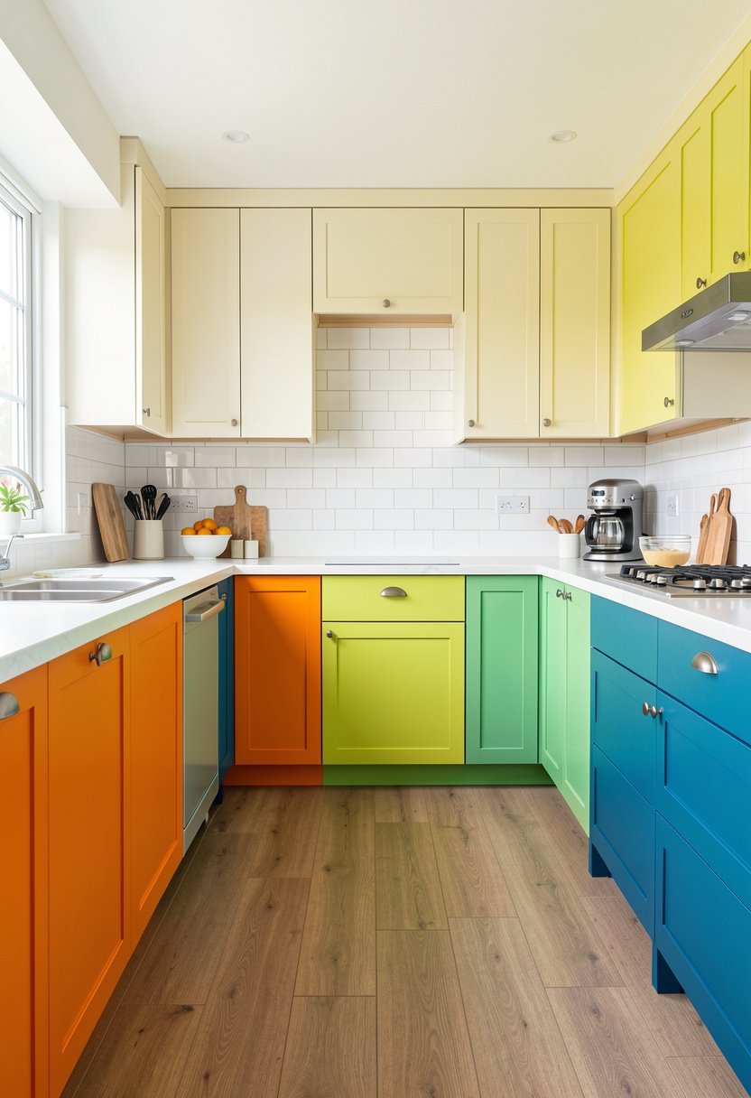 Bold Lower Cabinets