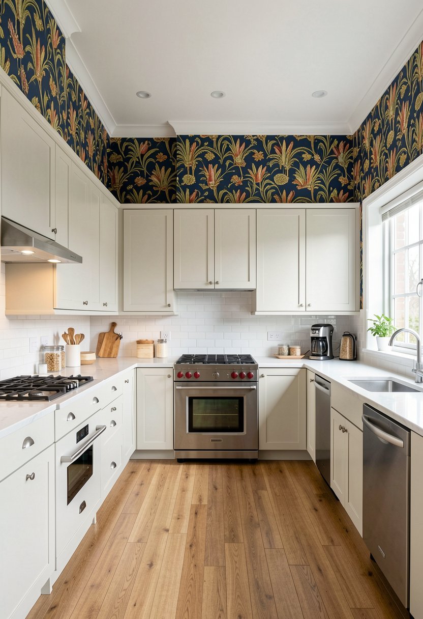 Bold Wallpaper Accent Zones