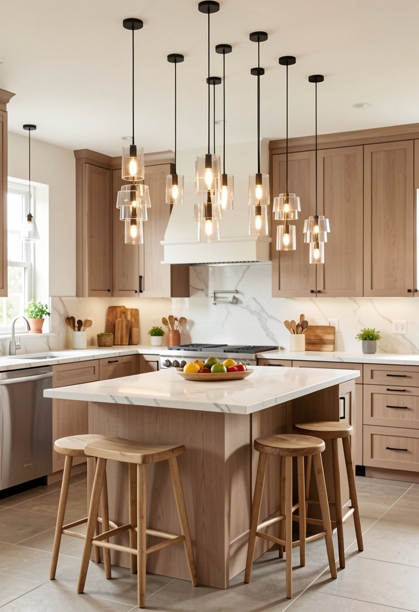 Cascading Cluster Pendant Lights