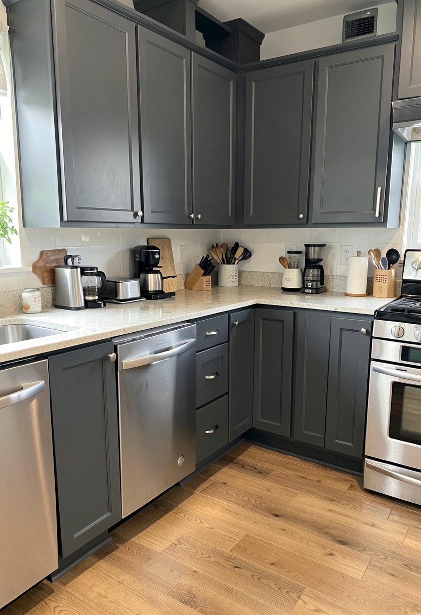 Charcoal Grey Cabinets