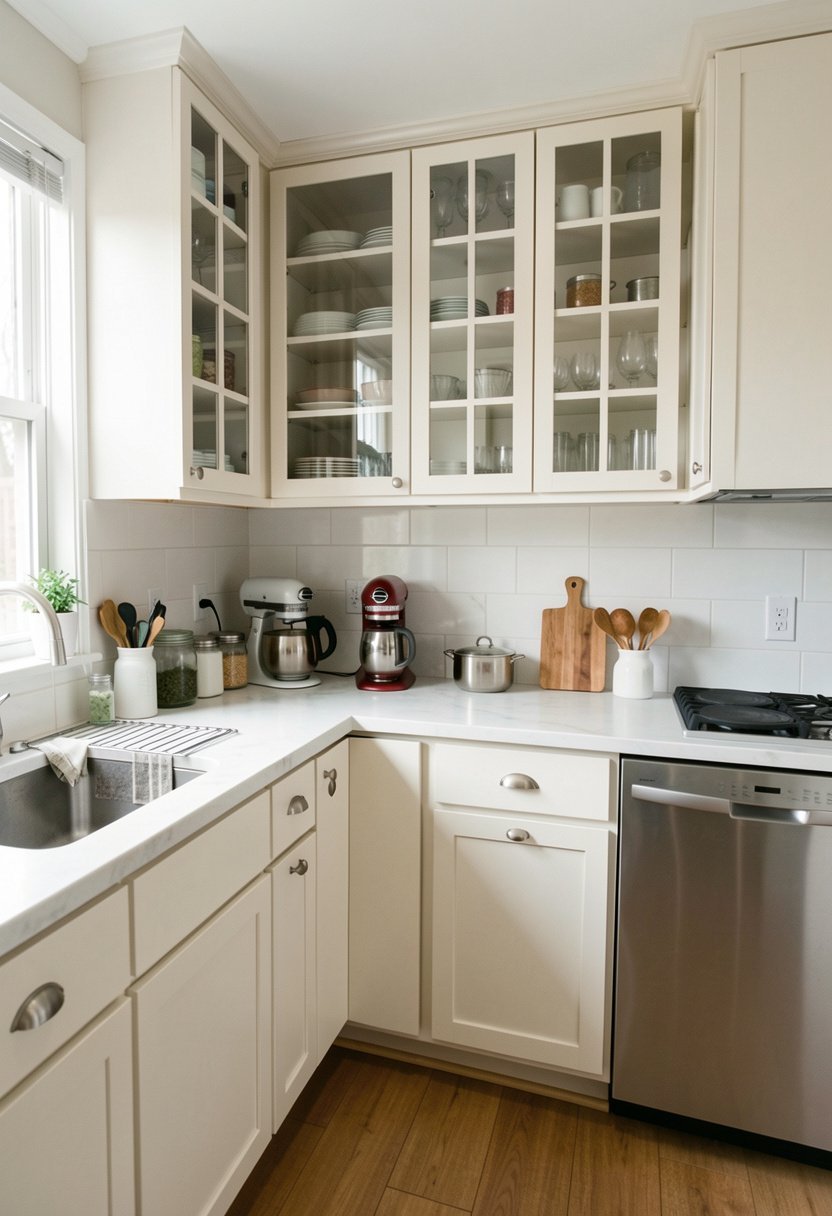 Choose Glass Fronts for Depth