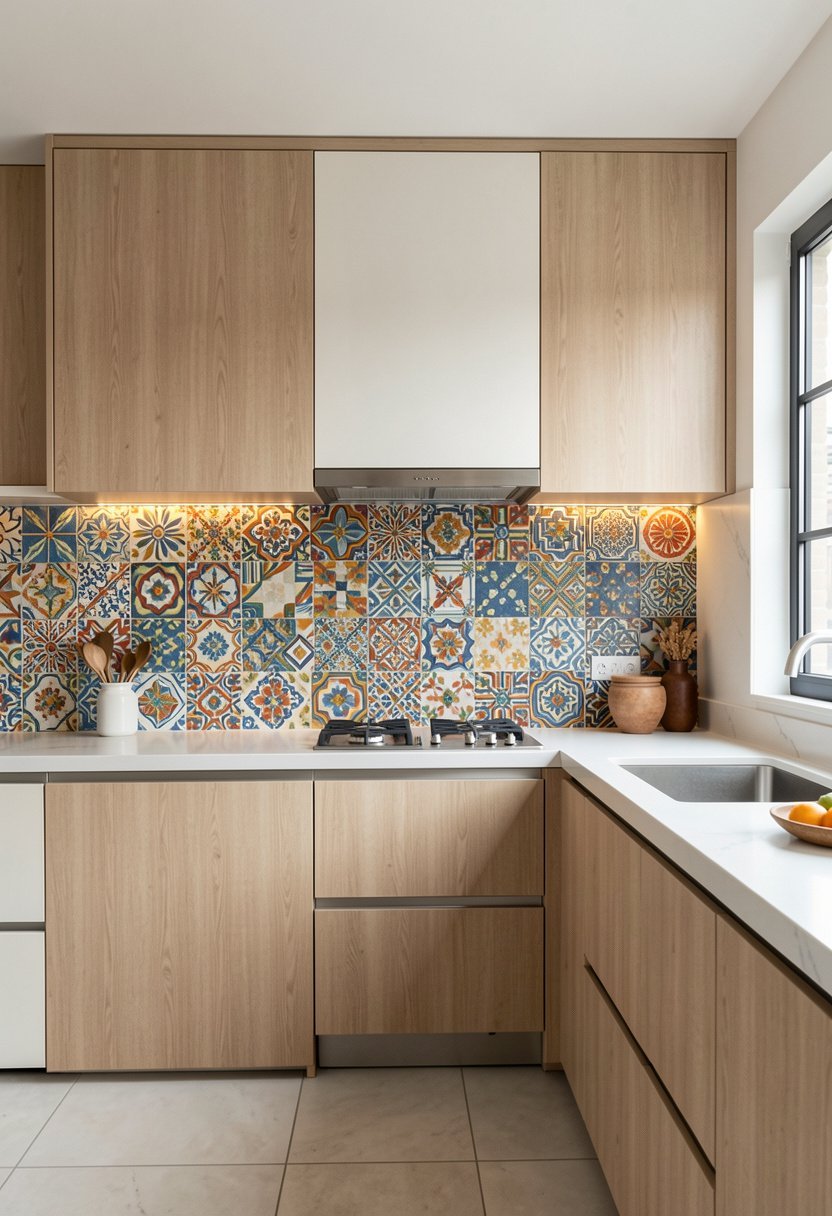 Colorful Moroccan Patterned Tiles