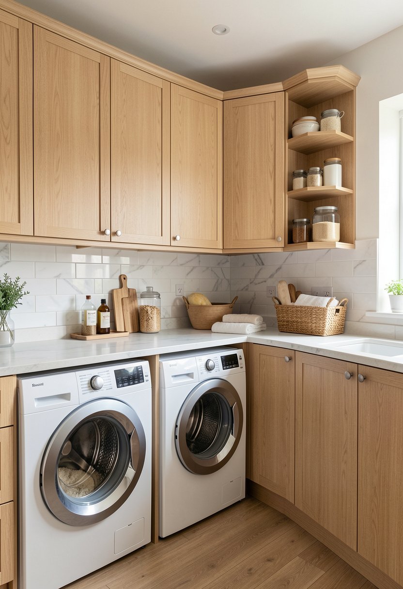 Combine Storage with a Laundry Station