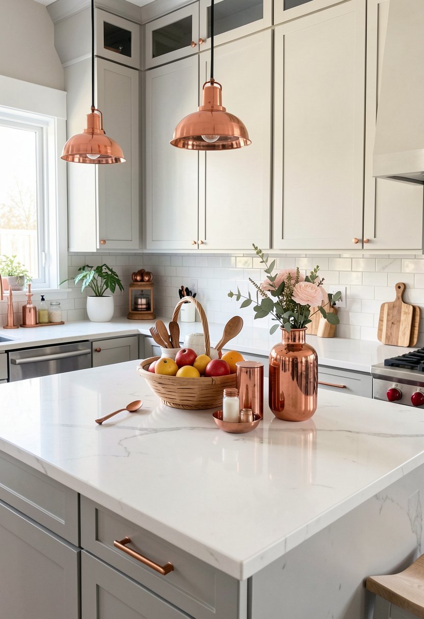 Copper Accents for Shine