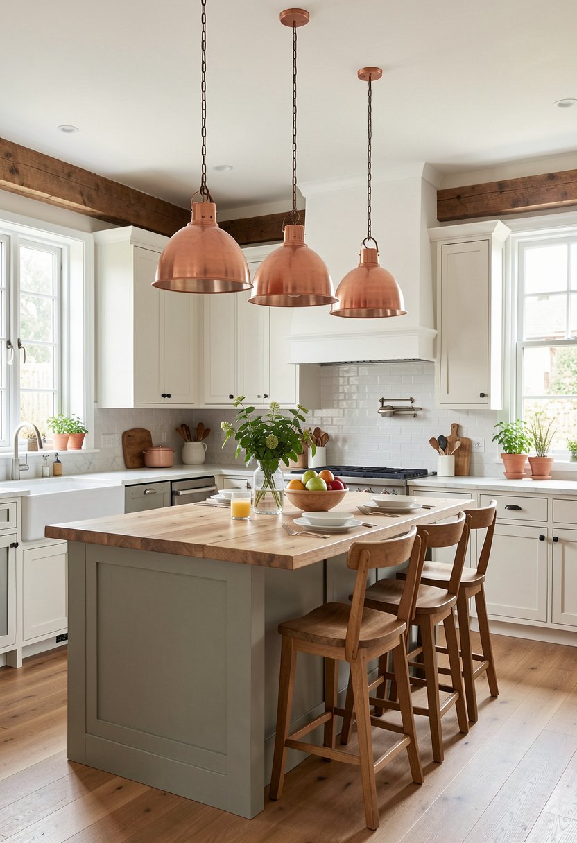 Copper Dome Pendants