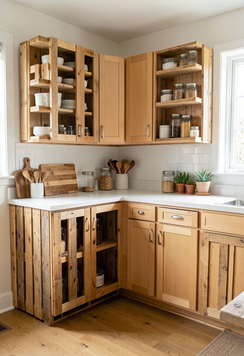 Corner Pallet Cabinet Organizers